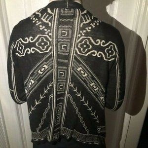 Monoreno Brown Tribal Embroidered Draped indian